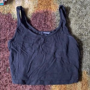 Black crop top